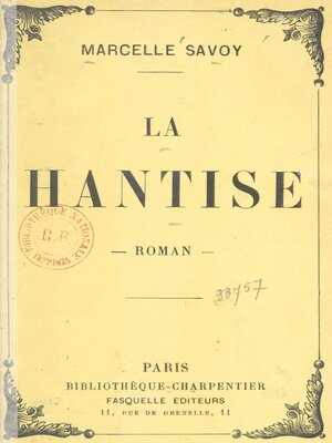 cover image of La hantise